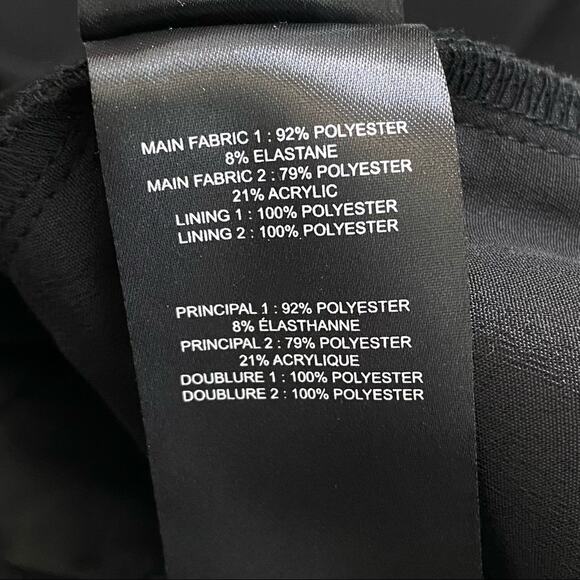 Self-Portrait Midnight Off Shoulder Jacquard Crepe Jumpsuit in Black Size US 0 - Picture 7 of 10